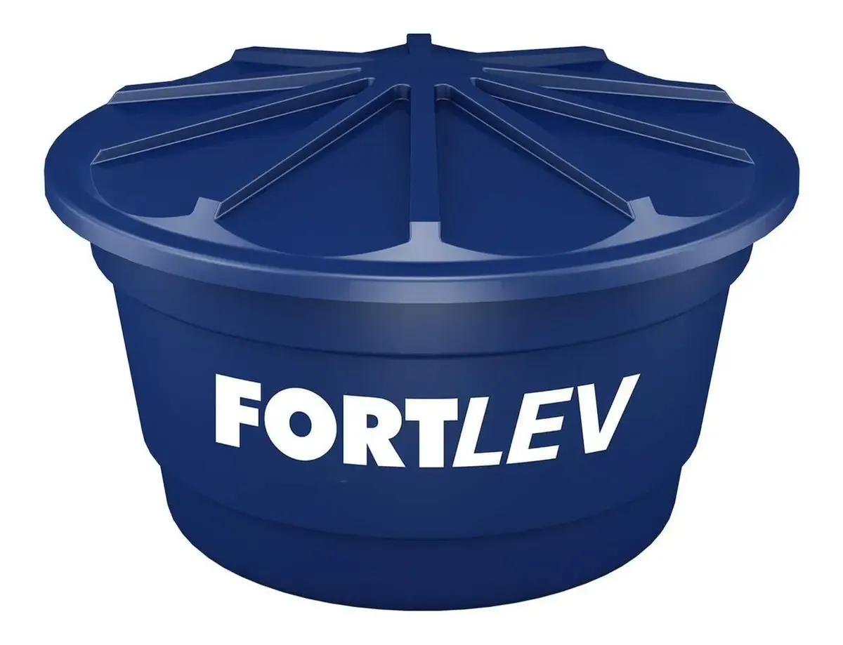 Caixa d água Fortlev 2000L Vertical Polietileno Azul 1.89m versao 2