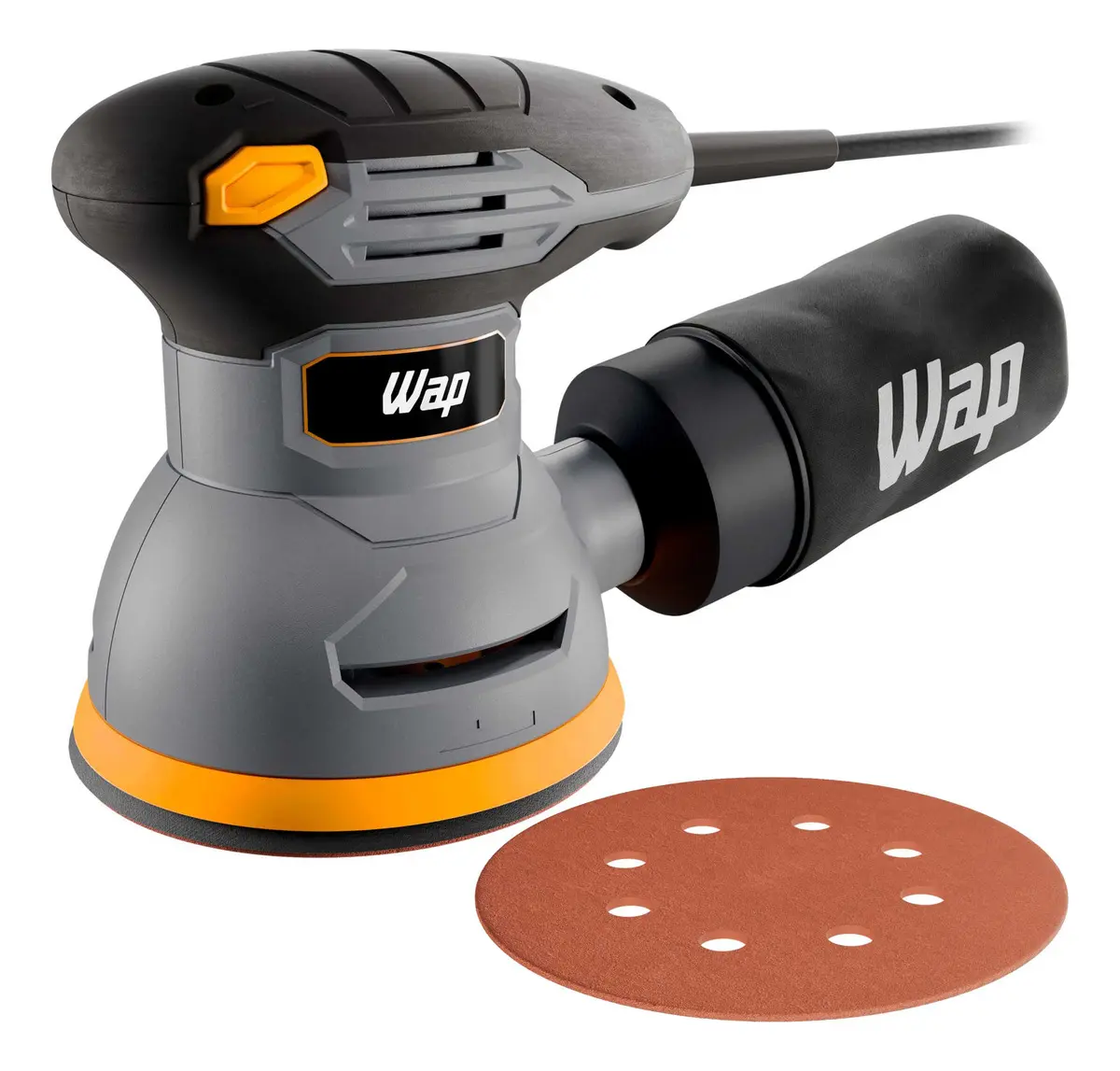 Lixadeira Elétrica Roto Orbital WAP WF LR01 12.000 RPM Encaixe de Lixa em Velcro versao 2