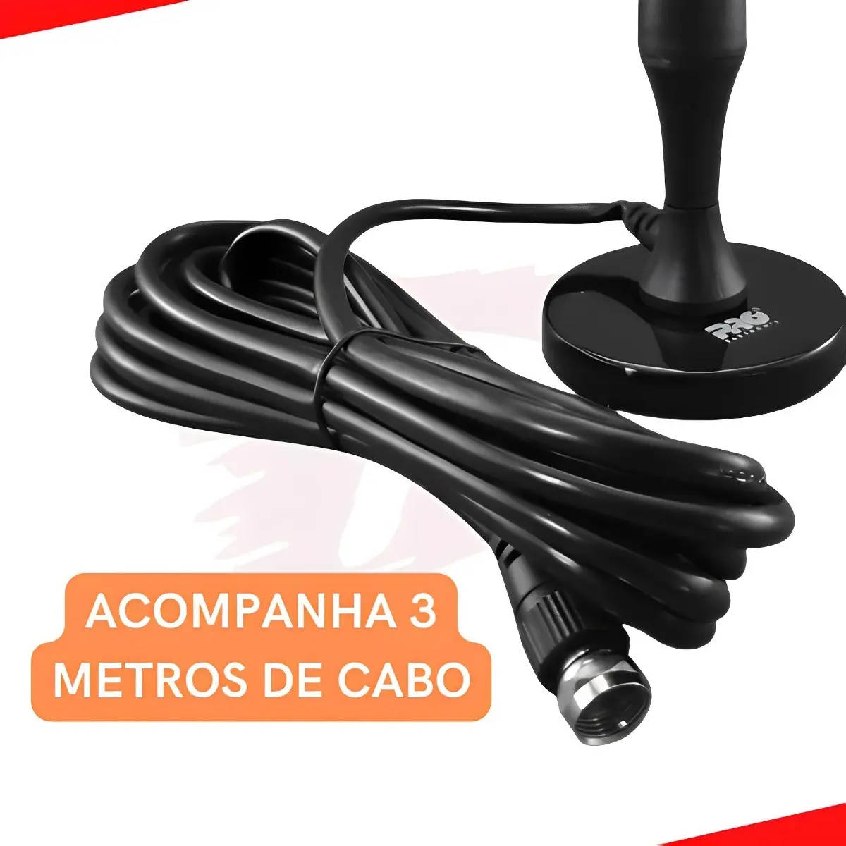 Antena Proeletronic Prohd-2400 3m Interna/externa Caixa C/20 versao 2
