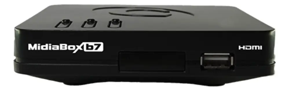 Kit integral Century Midiabox B7 com antena KU e fonte externa